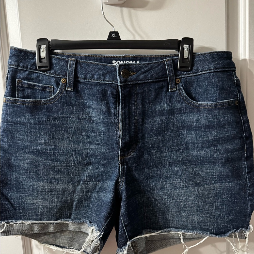 SONOMA Dark Blue Denim Cutoff Women's Shorts